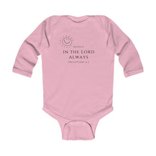 Load image into Gallery viewer, Rejoice in the Lord Onesie
